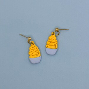 Ananas Whip Parco a tema Mini orecchini di argilla polimerica