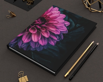 Dahlia bloem hardcover mat dagboek