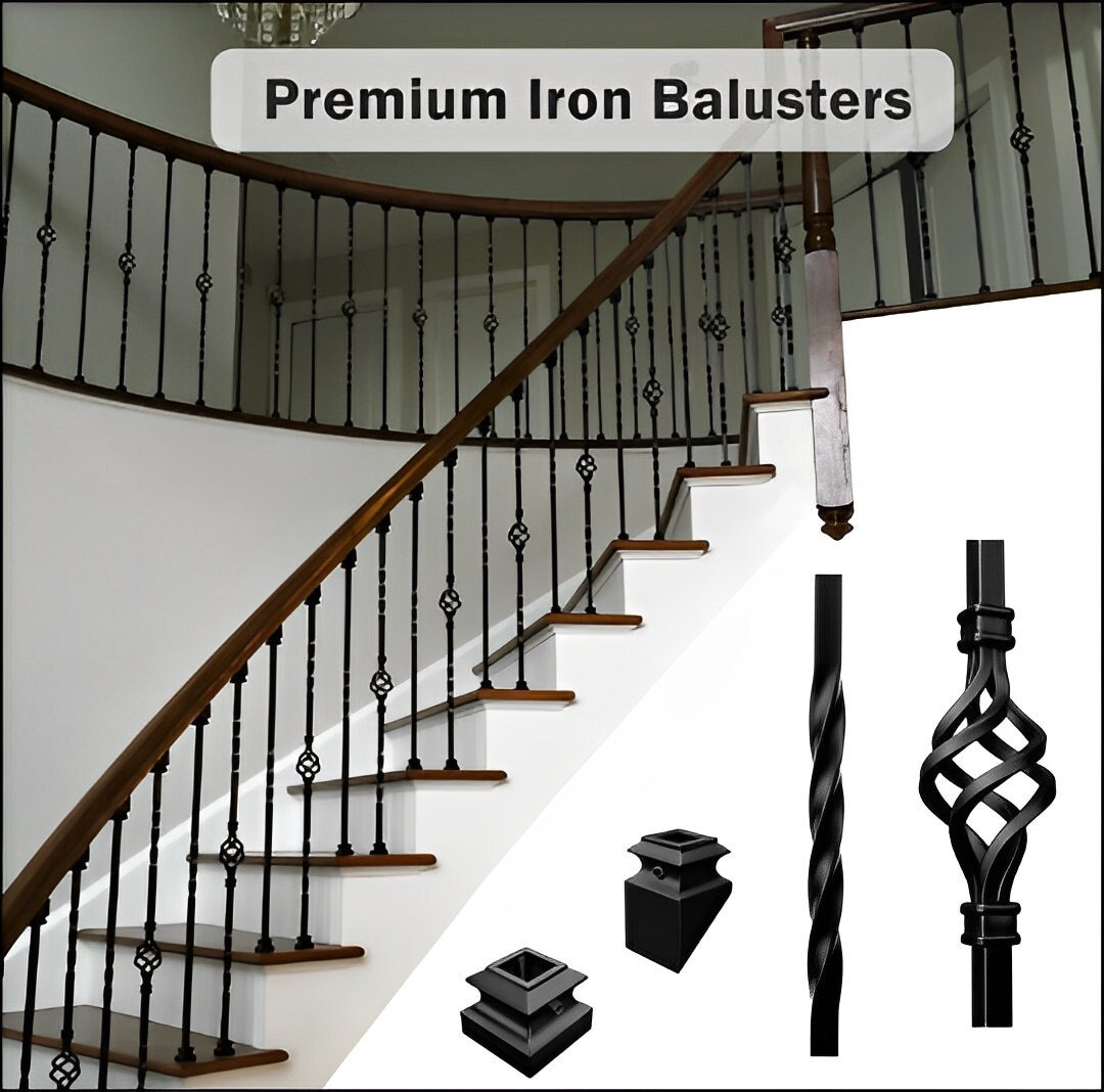 Premium Iron Balusters Iron Spindles Iron Stair Parts Parts for Stairs