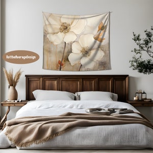 Tapestry Mockup Canva PNG PSD, printify indoor wall tapestries Ready to use template, Buy5get50%off bundle sale boho elegant image 10