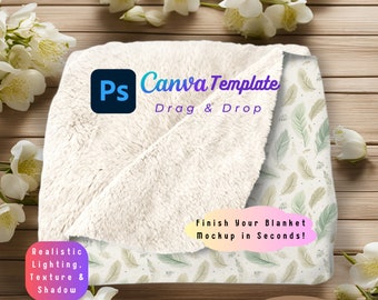 Maquette de couverture Canva PNG PSD, Modèle de couverture de bébé sherpa prête à l'emploi