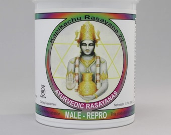 Repo för män - Örthonung - Kaphikachu Rasayana - Ayurvediska örter - Kosttillskott