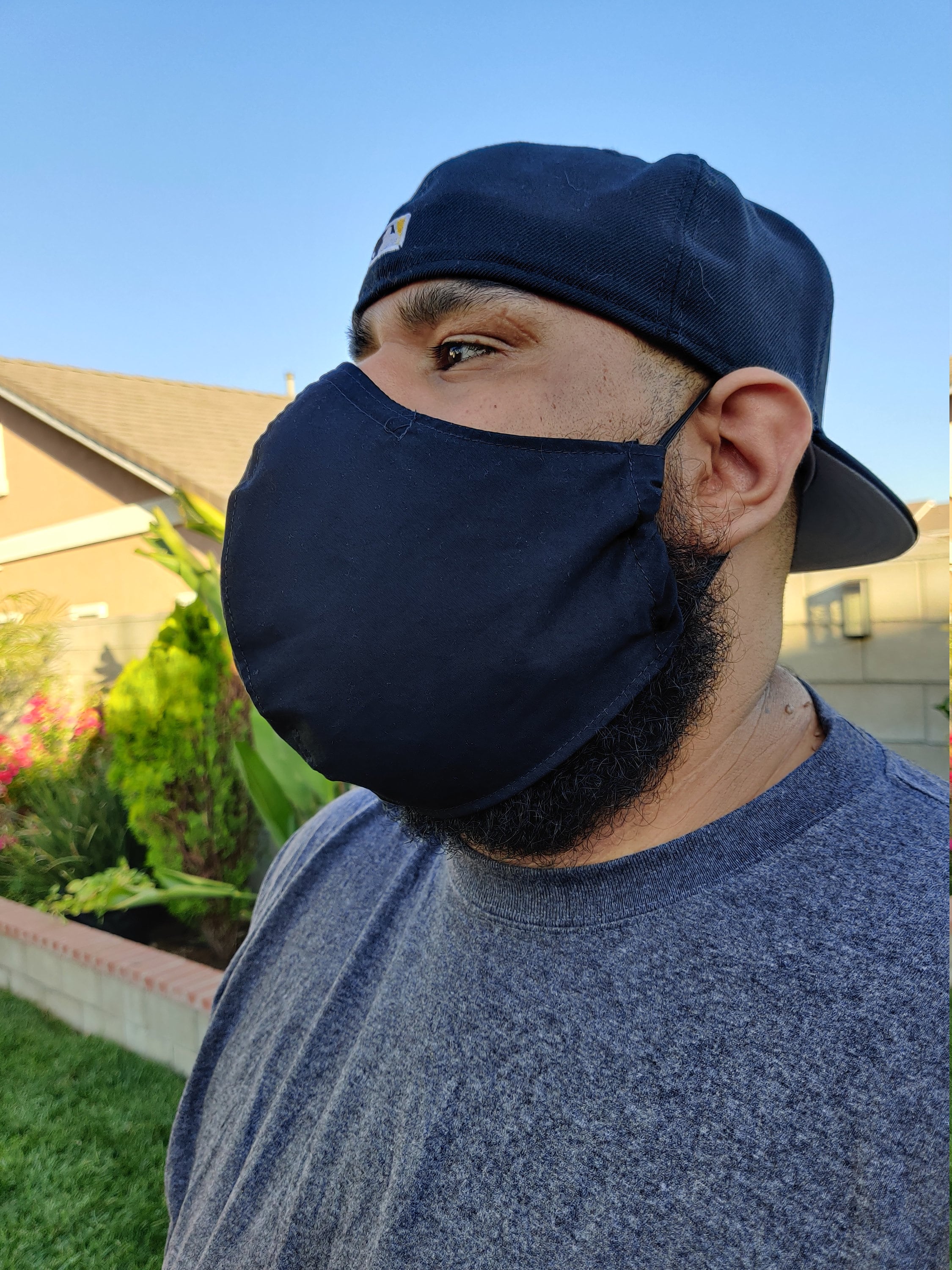 Fitted Beard Mask With Filter Pocket/ Adjustable Elastic/ Etsy Australia