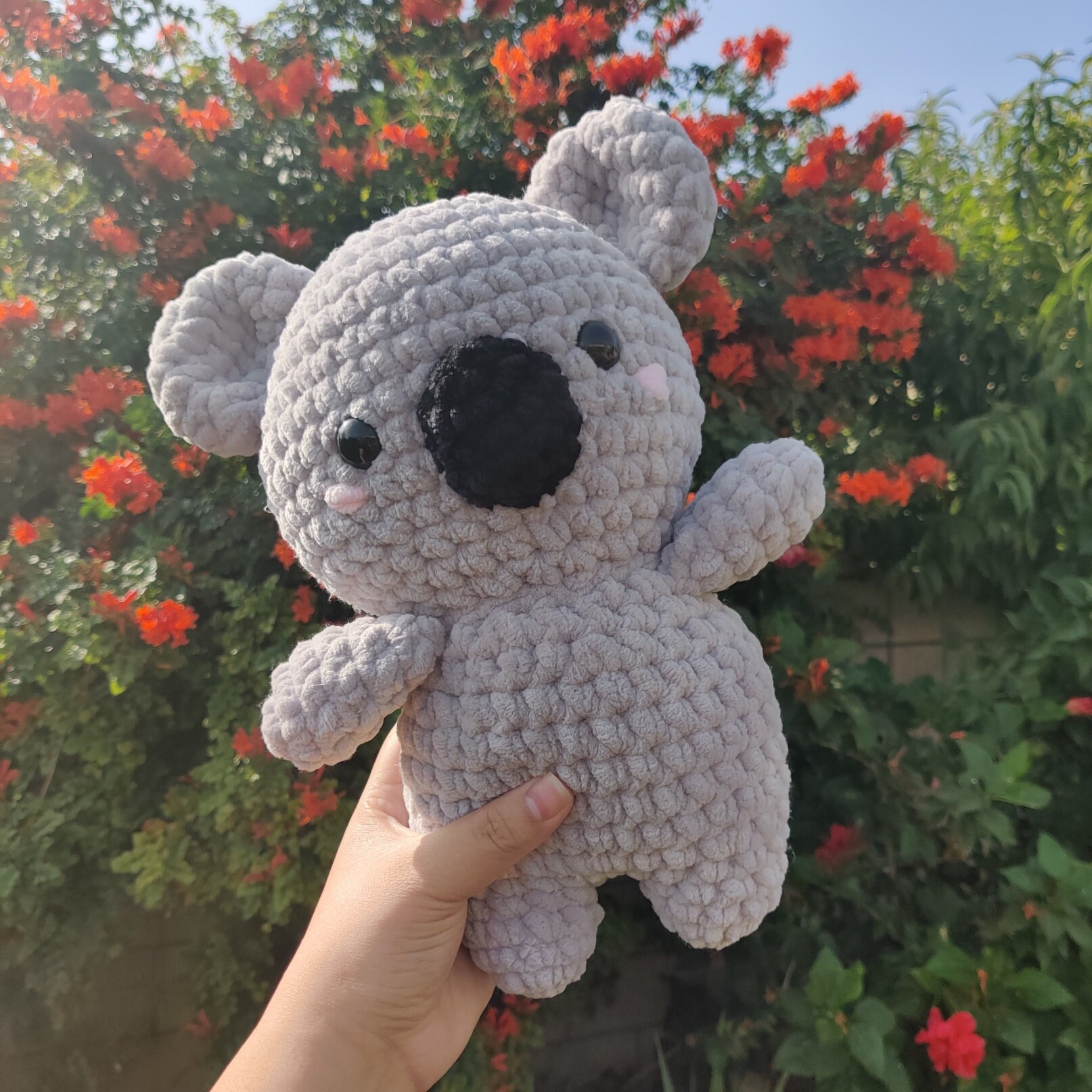 Jumbo Koala Plushie/ Koala Plushie/ Crochet Plushies/ Etsy