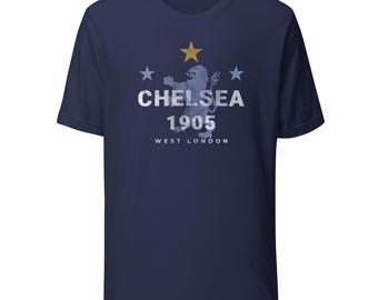 Vintage Chelsea Tee: English Soccer Fan Apparel