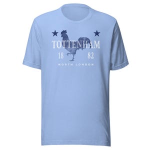 Tottenham Tee for Spurs Soccer Fan Streetwear Tottenham Shirt for Casual Wear Vintage Tshirt for Tottenham Fan Apparel English Football Fan