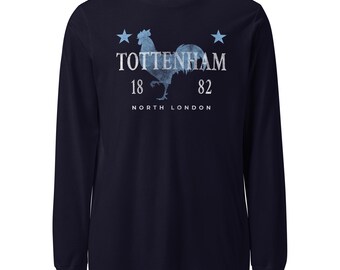 Camiseta vintage de manga larga del Tottenham: Ropa para aficionados al fútbol inglés