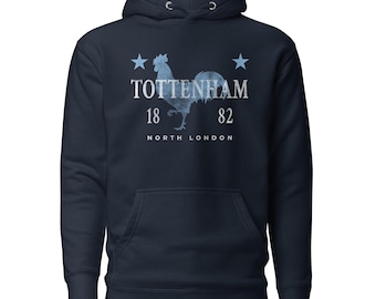 Vintage Tottenham Hoodie: Tottenham Soccer Fan Streetwear