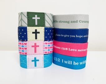 NFC Bible Verse Bracelet | Christian Scripture Gift