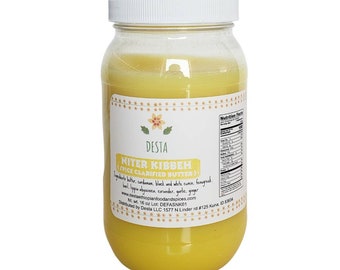 Niter Kibbeh Ethiopian spice clarified butter 16oz