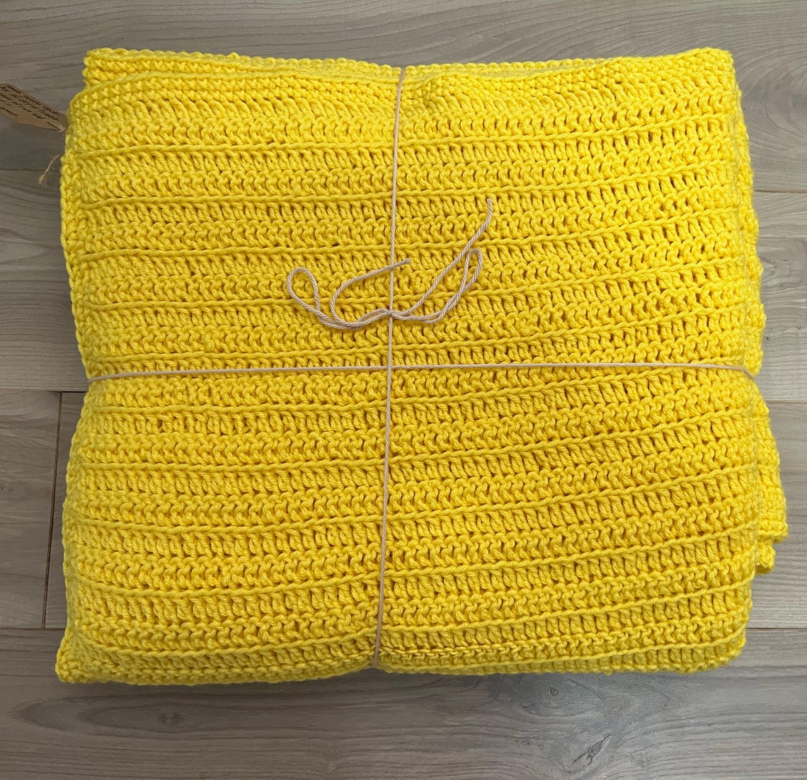 Soft Yellow Baby Knit Blanket main image 0