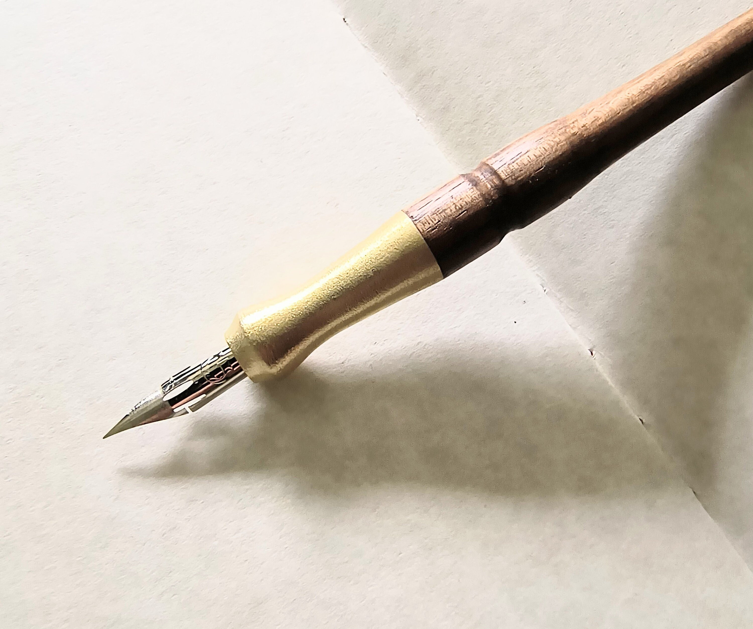 Buy Wooden Dip Pen Inkwell & Pen Holder, Calligraphy Arts