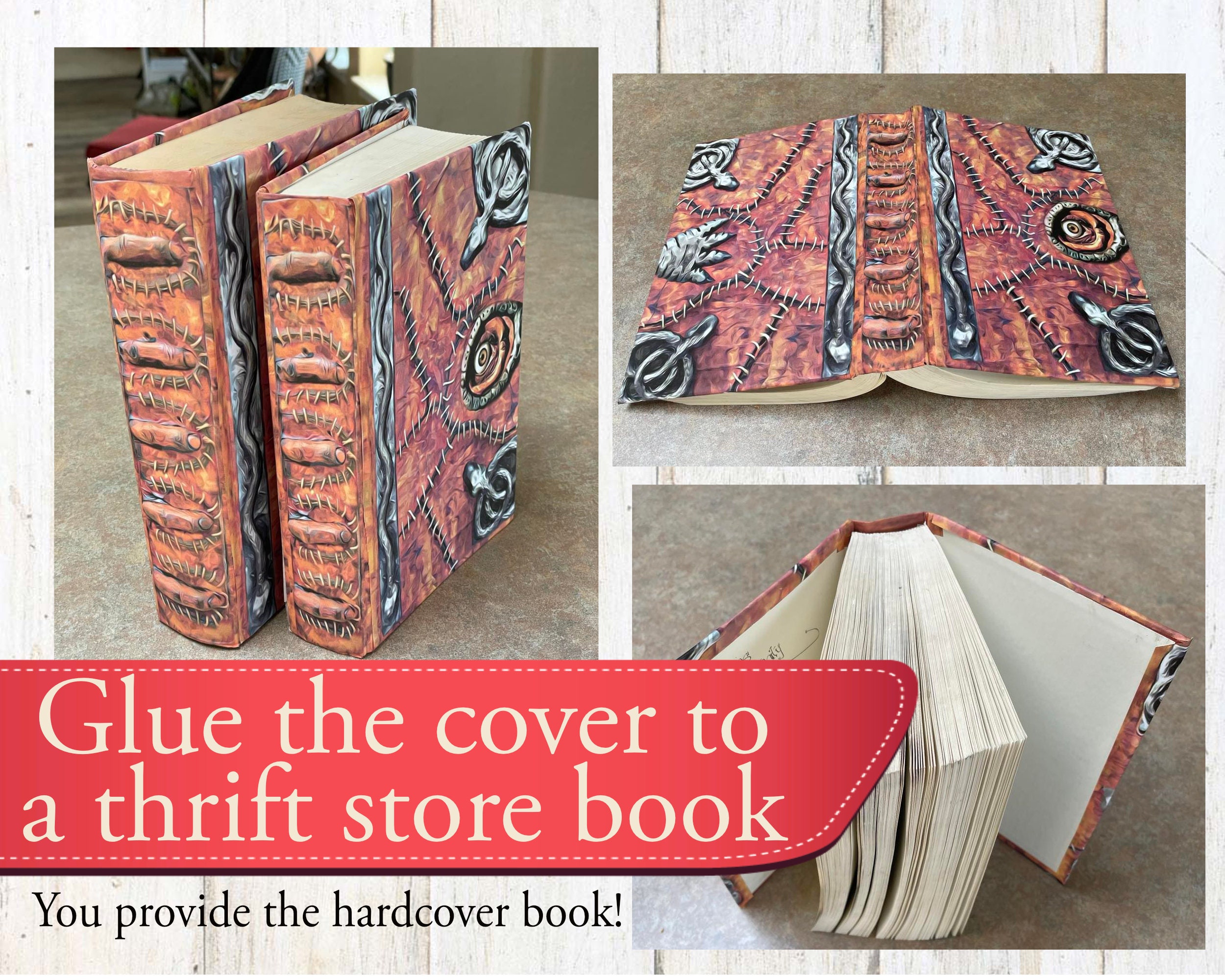 Printable Hocus Pocus Spell Book Cover Etsy