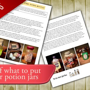 Realistic Hocus Pocus Life Potion Ingredient Lables, Printable - Etsy