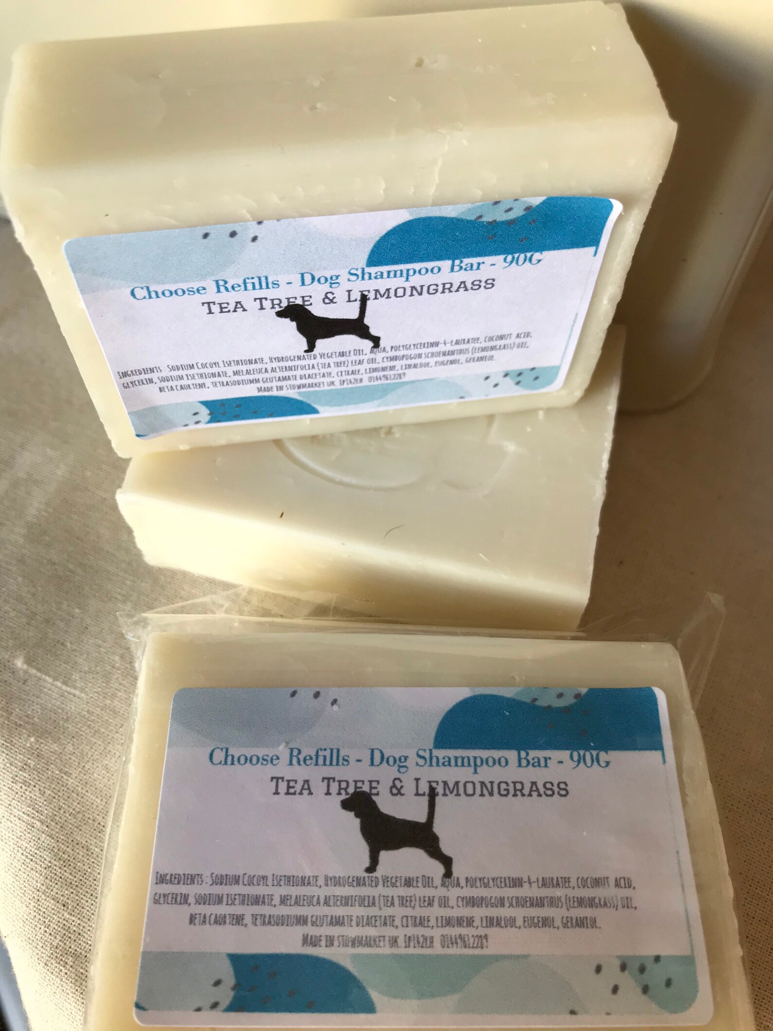 Natural Dog Shampoo Bar 90g Handmade Etsy