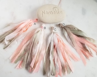 Hand-Dyed Sari Silk Tassel: Artisan Mala Tassel (5.5-6" Long)