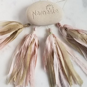 Silk Tassel, Sari Silk Tassel, Hand-Dyed Silk Tassels, Tassels for Malas, Artisan Tassel, Mala Tassel