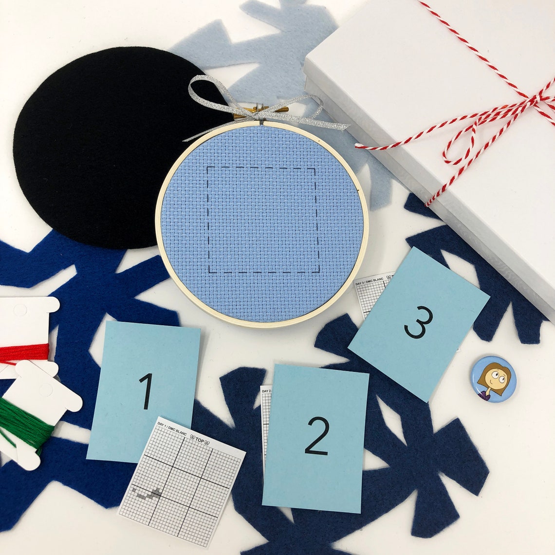 2021 Cross Stitch Advent Calendar Xstitch Xmas Countdown Etsy