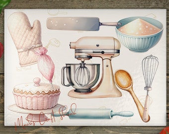 READY To PRESS - Baking Things Cutting Board Design - Sublimation Print - NoT DiGITAL - NoT DTF