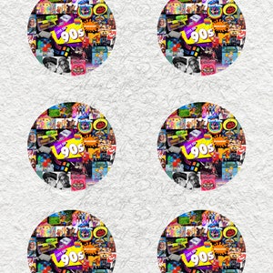 LISTO PARA IMPRIMIR - Impresiones de posavasos de autos retro - Transferencia de sublimación impresa - Página impresa de 8.5 x 11 - 6 por página - NO DIGITAL I love the 90's