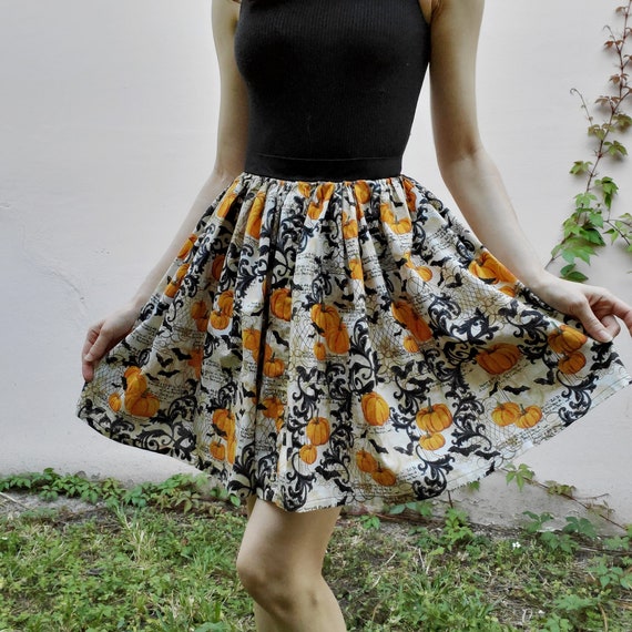 Halloween top themed skirt