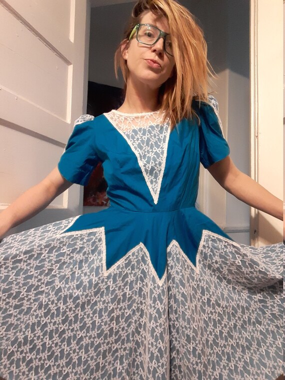 1950's Rockabilly Square Dancing Dress