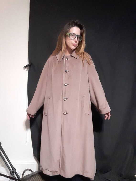 Luxurious 1960's drop waist peacoat
