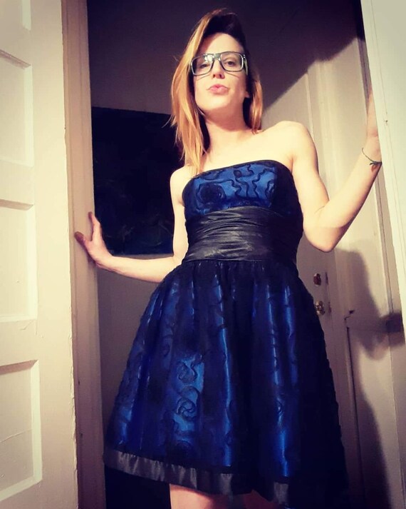 1990's Gunne Sax for Jessica McClintock party dres