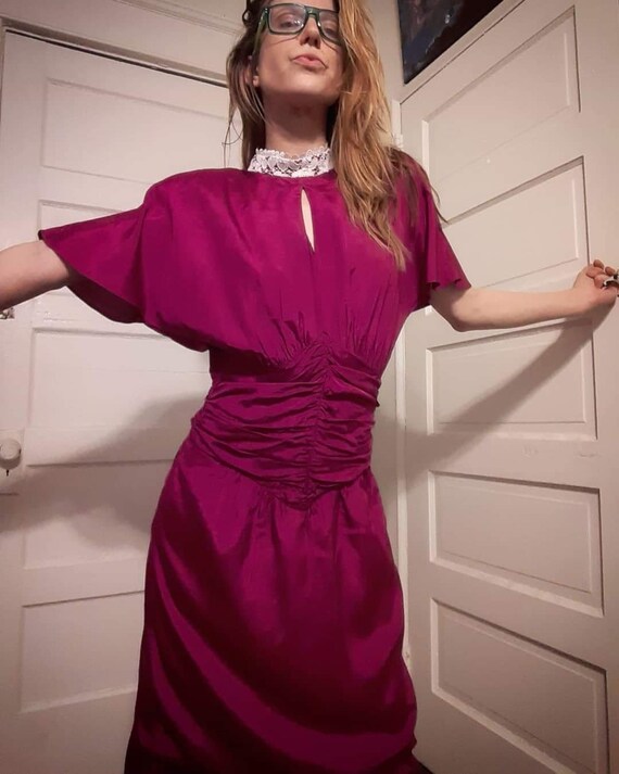 1980's Art Deco party dress