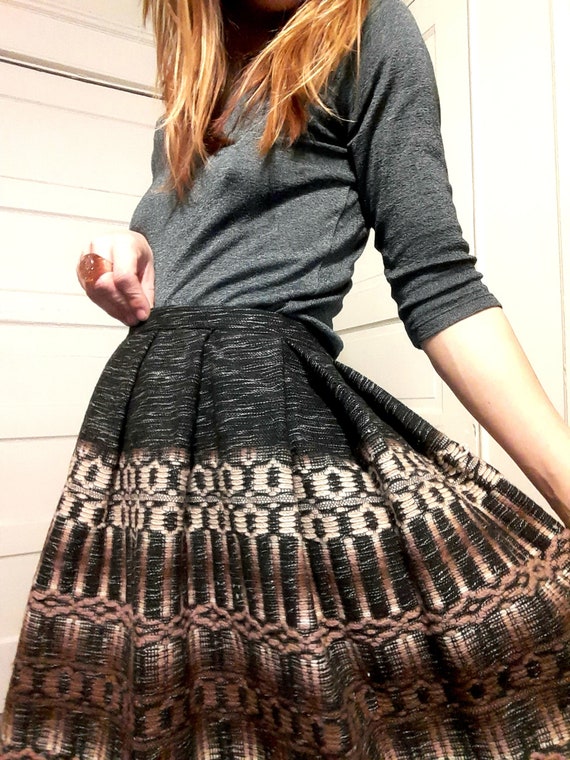 1940's wool circle skirt
