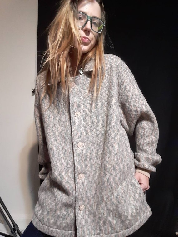 Oversized 1990's fleece jacket