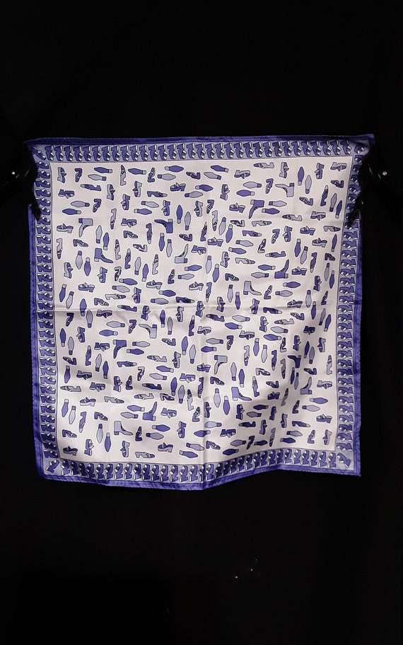1960's Baar & Beards novelty scarf w/ platform sho