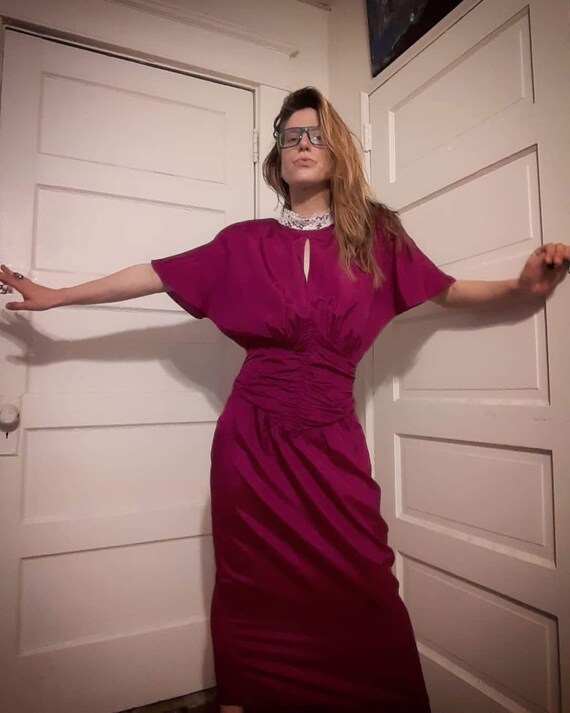 1980's Art Deco party dress
