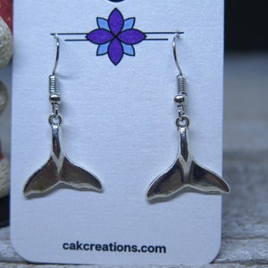 Whale Tail Earrings - Great Gift for the Sea Enthusiasts