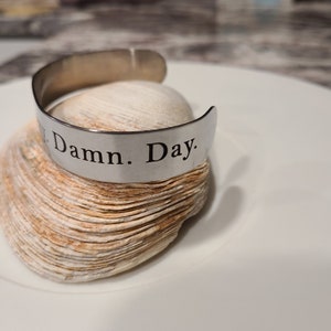 Stainless Steel Cuff Bracelet, Inspirational and Great Gift
