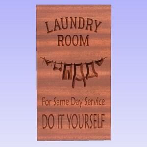 Funny laundry room plaque