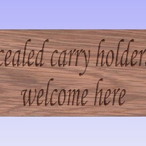 Concealed carry