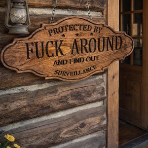 F- around plaque. Great Fathers day gift