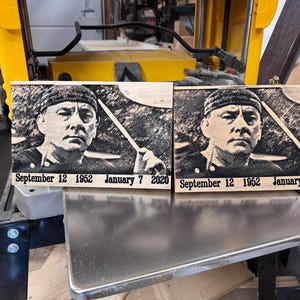 Neil peart carving Late rush drummer   Photo carving