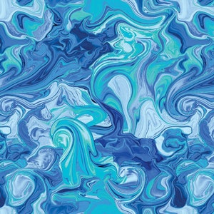 Fabric *Butterfly Bliss* Marble - BLISS PEACOCK BLUE!!! 100% Premium Cotton by Benartex - We Will Always Continuous Cut For You!