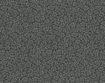 Fabric by the YARD - DARK GRAY Calico - New!!!