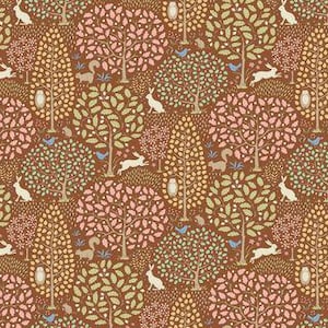 Fabric *TILDA SANCTUARY* CARAMEL 100567 - New 2024 Collection 100% Premium Cotton by Tilda and Always Continuous Cut For You!