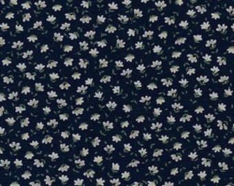 Fabric - Sevenberry Petite Fleurs "NAVY"  New!!!! 6100D3-9 Robert Kaufman Fabrics!!