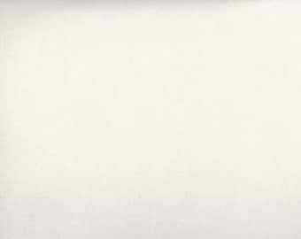108" WIDE BACK - IVORY!!  New!!  Solid Ivory Cotton Fabric!