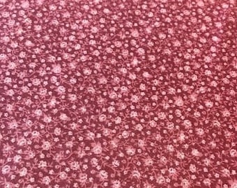 Fabric - Tiny Calico Roses - NEW!!