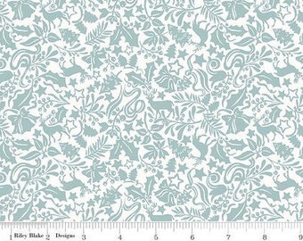 Fabric - LIBERTY "ENCHANTED FOREST C"  A Woodland Christmas Collection!