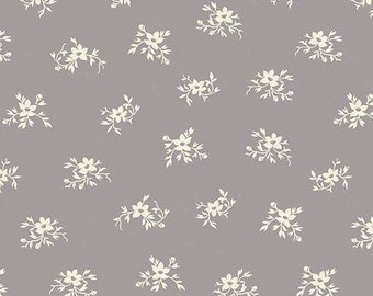 108" WIDEBACK Fabric!  GRAY FLORAL!! New!! Riley Blake Designs!! 100% Premium Quilting Wide Fabric!  Full Yard Price ~ Continuous Cut !