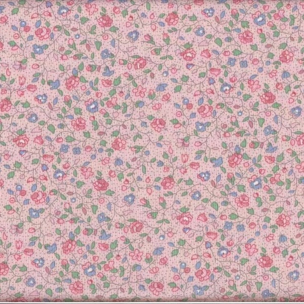 Fabric - New Calico PINK !! *Always Continuous Cut For You*