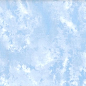 Fabric - Cotton - SKY Blue NEW!  Always Continuous Cut For You!!!!!