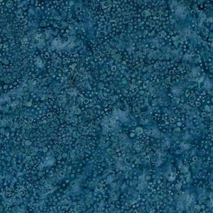 Fabric BATIKS ELEMENTALS *Teal Blue* New!!  Premium Cotton Batiks by Riley Blake Designs!